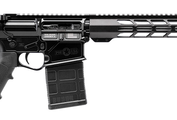 Patriot Ordnance Factory 02358  LMR Base 308 Win 10+1 16.50″ Black Aluminum Receiver A2 Style Grip