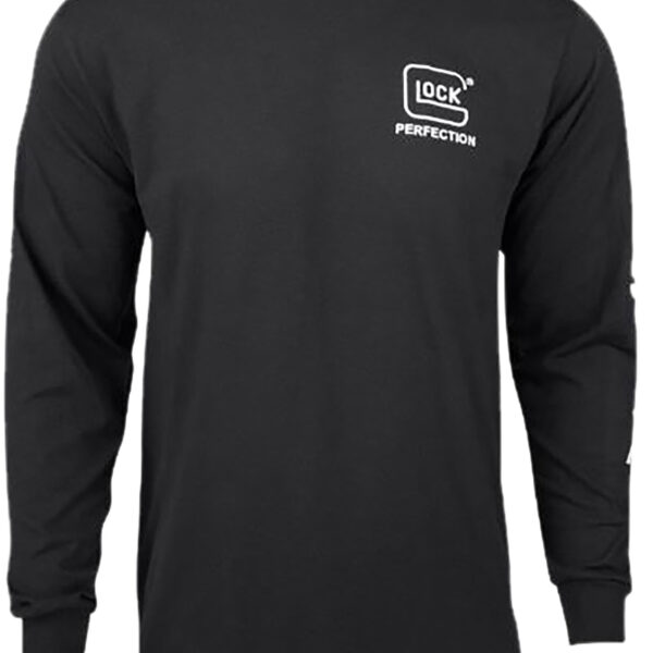 Glock AP96100 Perfection Long Sleeve Tee Black Pre-Shrunk Cotton Long Sleeve Large