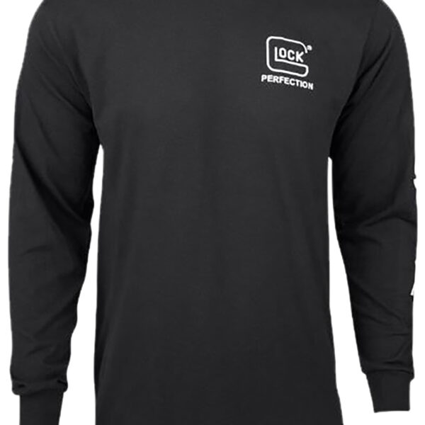 Glock AP96101 Perfection Long Sleeve Tee Black Pre-Shrunk Cotton Long Sleeve XL