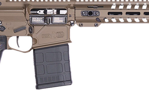 Patriot Ordnance Factory 02064 Rifle Rogue 308 Win 20+1 13.75″ Patriot Brown Cerakote
