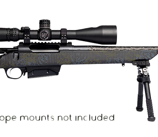 Iota Outdoors RF019C212216C20 Vandal Carbon II 300 Win Mag 22″ Black Fluted Barrel, Black Drilled & Tapped Receiver, Black Iota EKO X Carbon Fiber Stock
