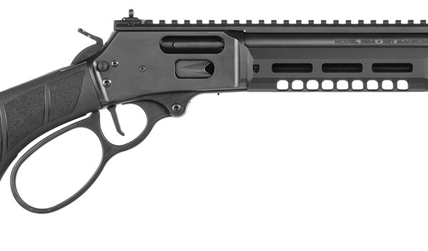 Smith & Wesson 14194 1854 Stealth Hunter 357 Mag 8+1 16.30″ Black Armornite Threaded Barrel, Black Anodized Picatinny Rail Receiver, Fixed w/Textured Grip Panels Black Synthetic Stock