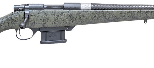 Howa HCE6ARCGRN 1500 Carbon Elevate 6mm ARC 20″ Carbon Fiber Wrapped Threaded Barrel, Black Drilled & Tapped Steel Receiver, Fixed Stocky’s OD Green w/Black Webbing Synthetic Stock, Right Hand
