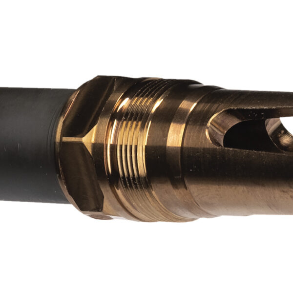 Q LLC ACCFH3/4-24 Flash Hider 7.62 Steel 3/4″x24 Threads 2.13″ OAL