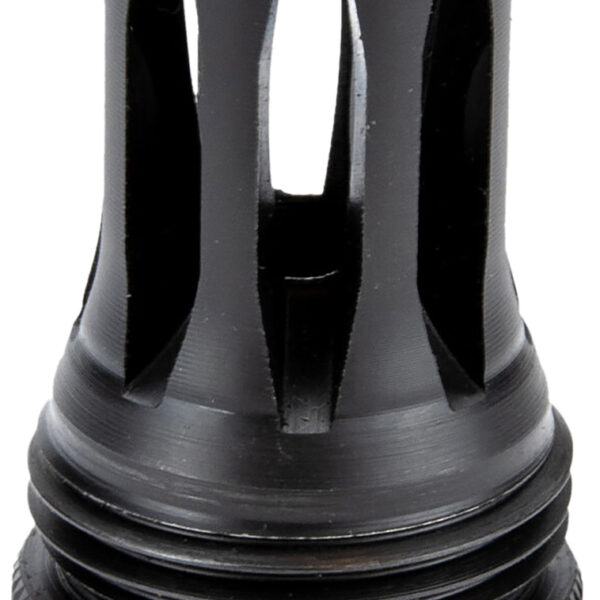 Kgm Suppressors A-QD-FH-S-2 Quick Detach Flash Hider Black Nitride Steel 5/8″x24 Threads