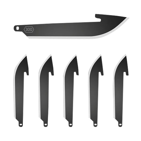 Outdoor Edge RR30K-6C Replacement Blades  Drop Point 3″ 420J2 SS Blade, 6 Blades
