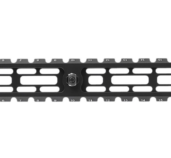 Leapers TLUMA04 ARCA Rail 9 Slot M-LOK  Matte Black Anodized Aluminum 14.20″ Long M-LOK Mount