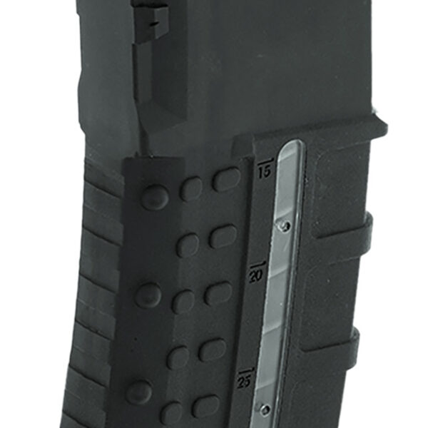 Leapers RBTAM30   30rd Windowed 223 Rem Fits AR-15 Black Polymer/Steel