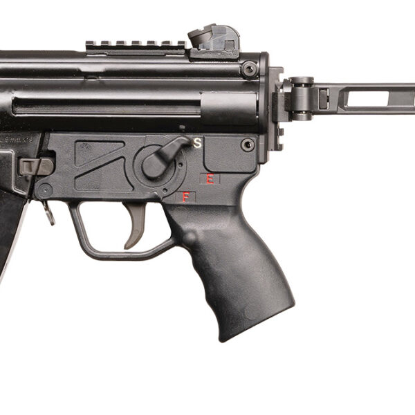 PTR  9KT BR 9mm Luger 30+1 5.16″ Black Nitride 3-Lug Threaded Barrel, M-LOK Handguard, Black Nitride Aluminum Picatinny Rail Receiver, Brace, Black Polymer Grip