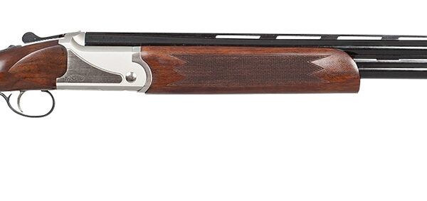 TriStar 98732 Upland Hunter Silver II 20 Gauge Break Open 3″ 2rd 26″ Over/Under Vent Rib Barrel, Fixed Walnut Stock