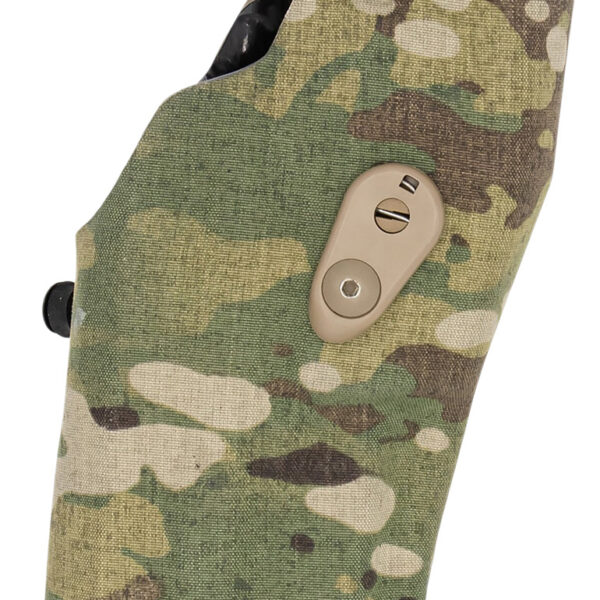 Safariland 6354RDSO28327701MS1 6354RDSO-ALS  OWB Multi-Cam SafariLaminate Fits Glock 19 MOS Compatible w/ TLR 7 Light Right Hand