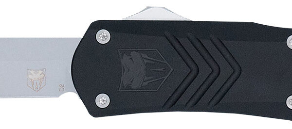 CobraTec Knives MBLKFSXGEN3TNS FS-X Gen III Medium 3″ OTF Tanto Plain Stonewashed D2 Steel Blade, 4.68″ Aluminum Handle