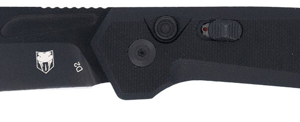 CobraTec Knives CTNAJBLK Naja  3.50″ Folding Plain Black Powder Coated D2 Steel Blade, 4.75″ Black G10 Scales Handle