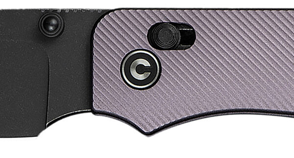 Civivi Knives C23074-2 Baby Banter 2 2.34″: Folding Drop Point Plain Black Stonewashed Nitro-V Steel Blade, Purple Textured Aluminum Handle