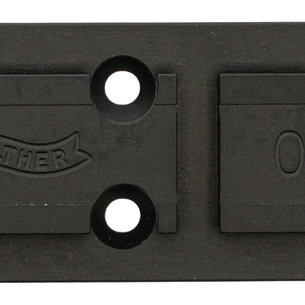 Walther Arms 5136211 Optic Plate  Black Steel Fits Walther PDP 2.0