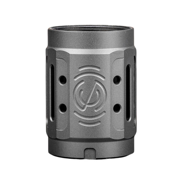 SilencerCo AC5447 Alpha MAAD Brake 2.0 Black Anodized Aluminum 2″ OAL 1.45″ Diameter