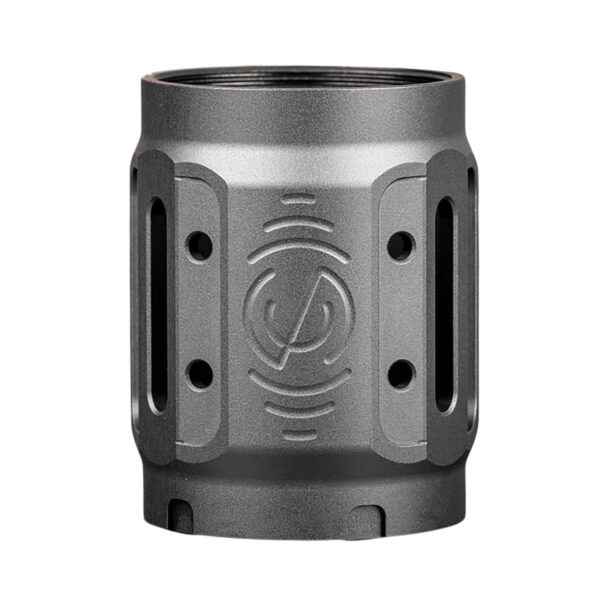 SilencerCo AC5449 Bravo MAAD Brake 2.0 Black Anodized Aluminum 2.11″ OAL 1.68″ Diameter