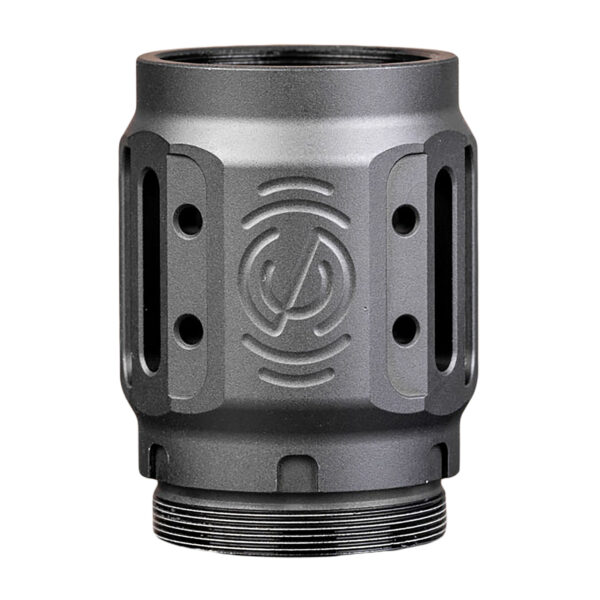 SilencerCo AC5451 Charlie MAAD Brake 2.0 Black Anodized Aluminum 2.23″ OAL 1.68″ Diameter