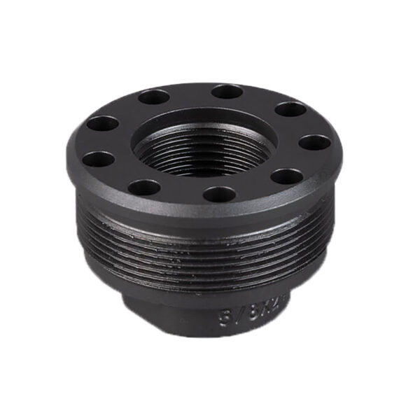 SilencerCo AC837 Alpha Direct Thread Mount Fits M18X1 Matte Black