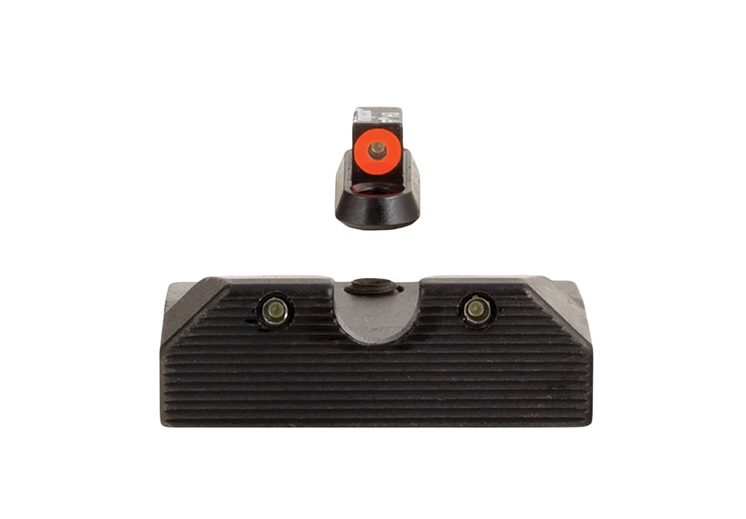 Trijicon 601081 HD XR Night Sight Set Green Tritium/Orange Outline Front, Green Tritium Rear, Black Frame, Fits CZ P-10/P-10C