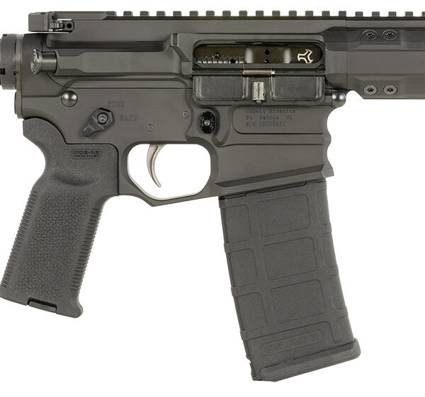 Cobalt Kinetics CKPROLITE30075BLK Pro Lite 300 Blackout 30+1 7.50″ Black Melonite Barrel, Black Aluminum Receiver w/Picatinny Rail, Black Polymer SB Tactical SBA3 Brace, Black Polymer Grip