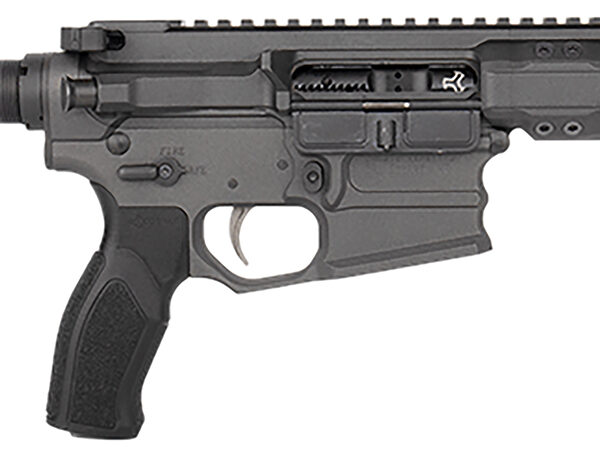 Cobalt Kinetics CKPROLITE30075CHARCOAL Pro Lite  300 Blackout 30+1 7.50″ Black Melonite Barrel, Charcoal Aluminum Receiver w/Picatinny Rail, Black Polymer SB Tactical SBA3 Brace, Black Polymer Grip