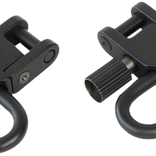 Bulldog BD880 Deluxe Locking Swivel Set Black 1″ Steel