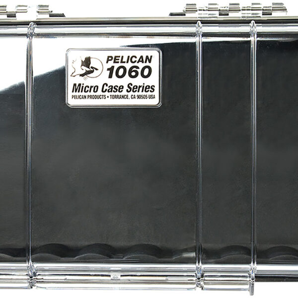 Pelican 1060025100 Micro Case  Black/Clear Polycarbonate 9.88″ Long