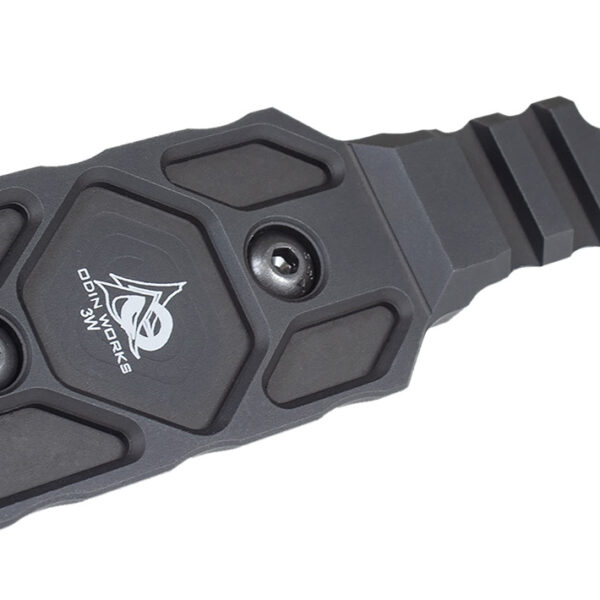 Odin Works ACCMLARCAMULTIRAIL M-LOK to Arca 3 Way Rail  Black Aluminum