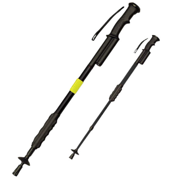 PSP ZAPHSBLK Zap Hike ‘N Strike Black Aluminum Includes Removable Reflective Safety Band