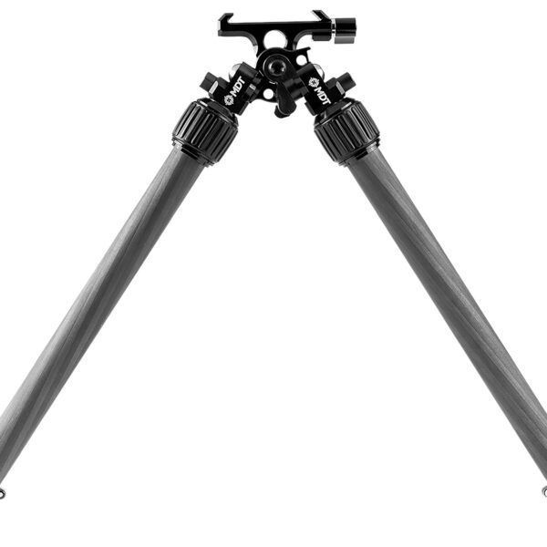 Mdt Sporting Goods Inc 114703BLK Mountain Bipod 2.70-15.80″ High Black Carbon Fiber/Aluminum