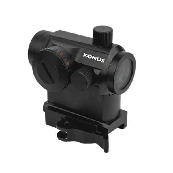 Konus Pro Nuclear Matte Black 1x22mm 3 MOA Red/Green Dot Reticle