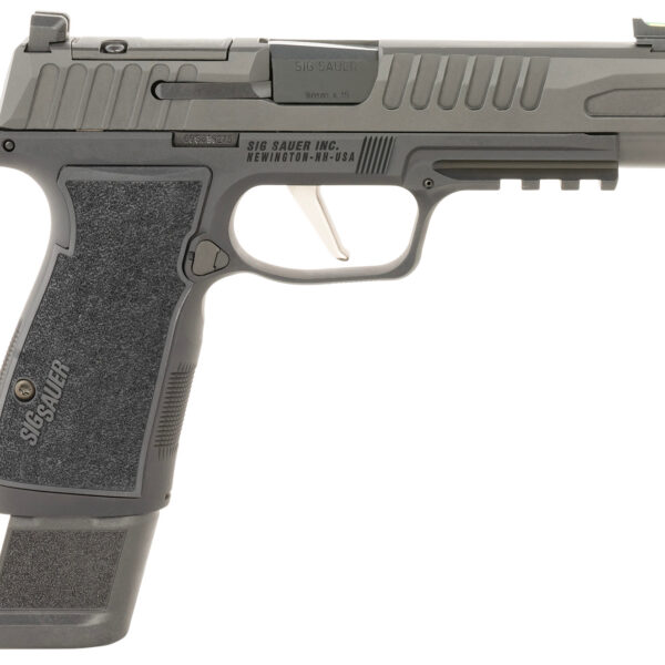 Sig Sauer 365AXGF9BFO P365 Fuse Compact Frame 9mm Luger 17+1 4.30″ Black Carbon Steel Barrel, Black Nitron Optic Ready/Serrated Stainless Steel & Frame w/Beavertail & Picatinny Rail, Black AXG Grip