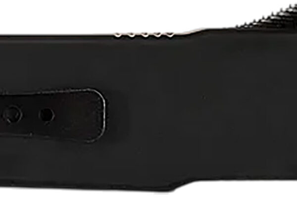 Templar Knife XMCABK121 Excalibur Money Clip 1.90″ OTF Dagger Plain Black Oxide Stonewashed Powder Coated D2 Steel Blade, 3.38″ Black Anodized Aluminum Handle