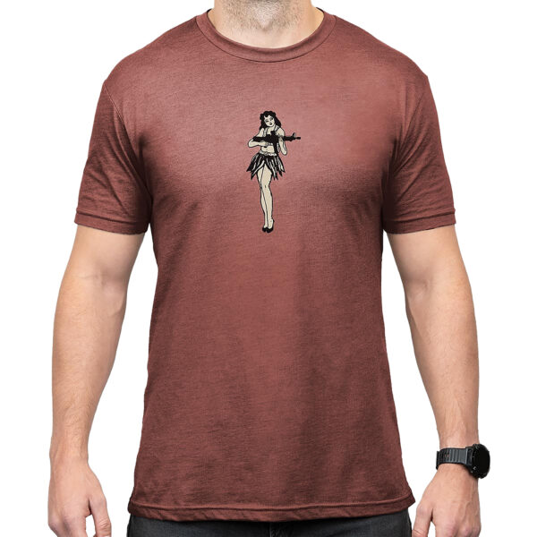 Magpul MAG1117-613  Hula Girl Redrock Heather Cotton/Polyester Short Sleeve 2XL