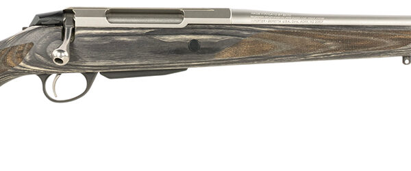 Tikka JRTXG31520MT T3x Laminated Full Size 243 Win 3+1 20″ Stainless Threaded Barrel, Stainless Steel Drilled & Tapped Receiver, Oil Gray Fixed Laminate Stock, Right Hand