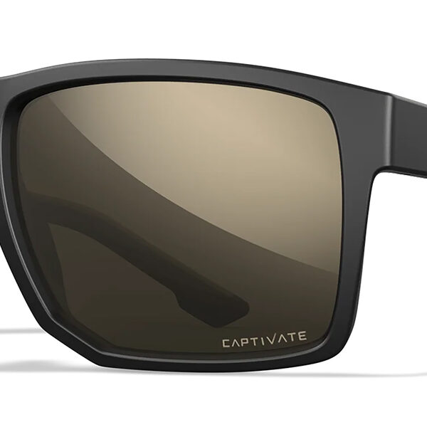 Wiley X AC6FND04 Founder  Tungsten Mirror Lens Polycarbonate Matte Black w/ Tan Frame Frame