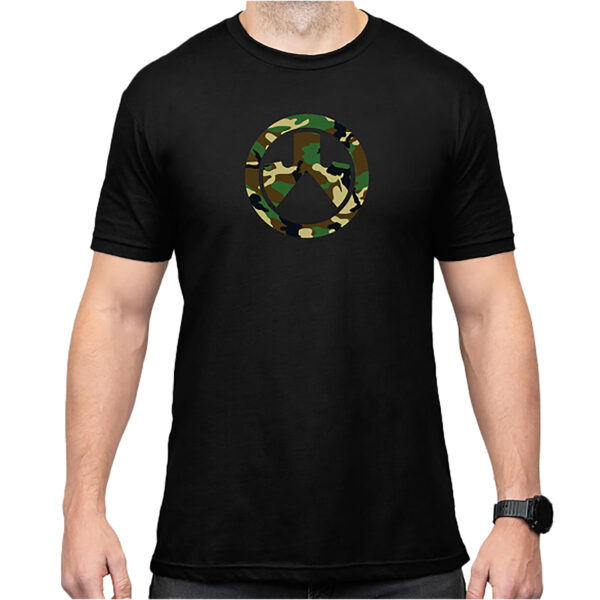 Magpul MAG1225-001-2XL Woodland Camo  Black Cotton/Polyester Short Sleeve 2XL