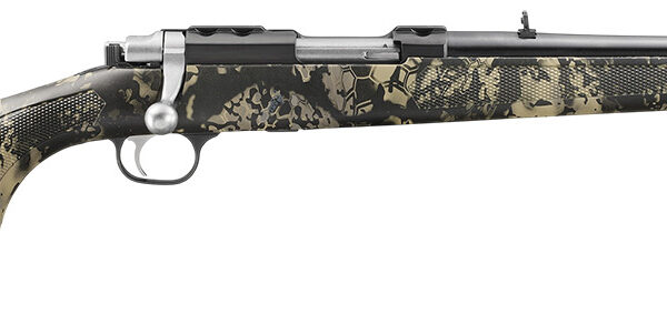 Ruger 7427 77/44 44 Rem Mag 4+1 16.60″ Blued Threaded Barrel, Blued Alloy Steel Receiver w/Integral Scope Mount, Kryptek Obskura Nox Camo Synthetic Stock