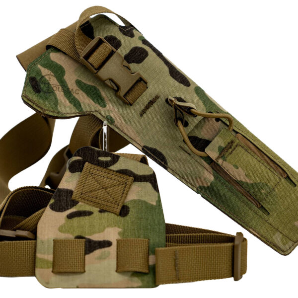 Cole-tac VW103 Varmint Wrangler Pistol Holder Multi-Cam Right Hand
