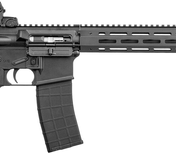 Tippmann Arms A101032 M4 Elite MSR 22 LR 25+1 16″ Black Parkerized Threaded Barrel, Matte Black Aluminum Receiver w/Picatinny Rail, M-LOK Handguard, Black Adj CAR15 Polymer Stock, Black Gen2 Grip, Rig