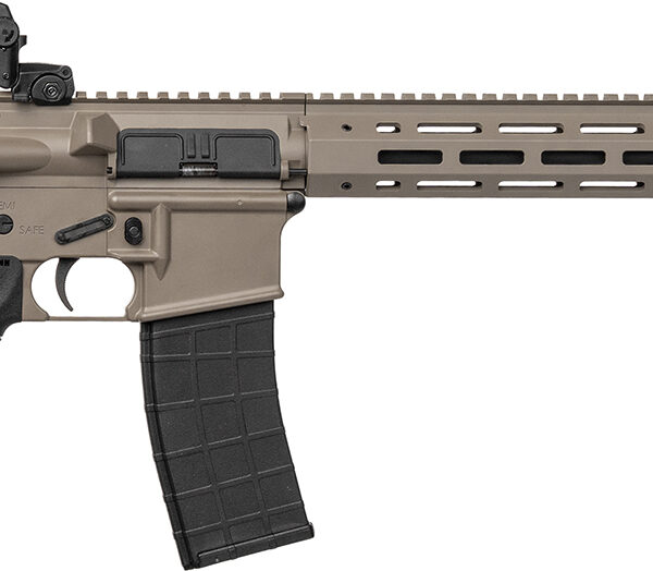 Tippmann Arms A101164 M4 Elite MSR 22 LR 25+1 16″ Black Parkerized Threaded Barrel, Flat Dark Earth Aluminum Receiver w/Picatinny Rail, M-LOK Handguard, Black Adj CAR15 Polymer Stock, Black Gen2 Grip,