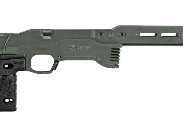 Mdt Sporting Goods Inc 114882CCG ACC Premier Gen2 Chassis System Cerakote Charcoal Green Aluminum Fits Ruger American Rimfire Right Hand