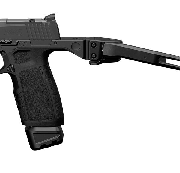 Tyrant CNC TDP365TWSBLK   Black Aluminum/Polymer Folding Fits Sig P365