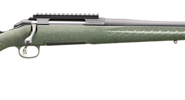 Glenfield 52007 Model A  Full Size 450 Bushmaster 3+1 20″ Matte Black Threaded Barrel, Matte Black Alloy Steel Receiver w/Picatinny Rail, Moss Green Splatter Fixed Synthetic Stock, Thread Protector