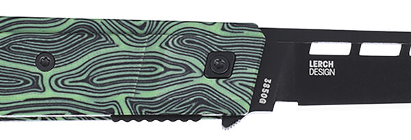 CRKT 3850G Zephyr EDC 3.22″ Folding Sheepsfoot Plain Black TiNi 14C28N Steel Blade, Marbled Black/Green G10 Handle