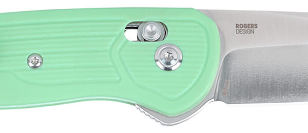 CRKT 7170B SERO  EDC 3.02″ Folding Plain TiNi S35VN SS Blade, Aqua Textured GRN Handle