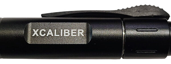 Xcaliber Knife Company  Pen Knife  1.70″ OTF Dagger Stainless 440C SS Blade, 5.90″ Black Aluminum Handle