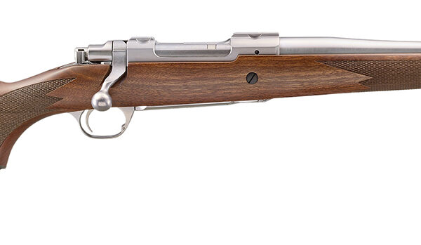 Ruger 67104 Hawkeye Hunter 308 Win 4+1 16.60″ Satin Threaded Barrel, Satin Stainless Steel Receiver w/Integral Scope Mount, American Walnut Fixed Stock, Right Hand