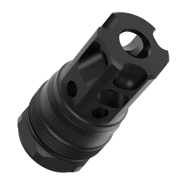 Liberty Precision Machine LPM-2010 Liberty Bell Muzzle Brake Black Stainless Steel 5/8″x24 Threads 1.70″